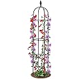 Garden Trellis for Climbing Plants Tower Obelisk Garden Trellis 6ft Tall Plant Support Vine Supports Plant Tower for Climbing Vines and Flowers Stands 1 Pack