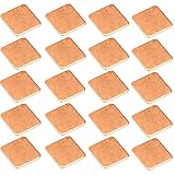Easycargo 20pcs 20mm Copper Pad Shim Thermal Pad