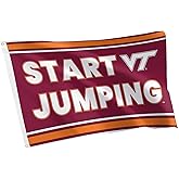 Desert Cactus Virginia Tech Flag - 3 x 5 Feet Hokies VT Banner, Indoor/Outdoor Durable Fabric Display (Style E1)