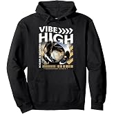 Y2K Vibe High - Bold Urban Graffiti Aesthetic Pullover Hoodie