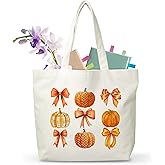 JUSITAKEET Autumn Themed Canvas Tote Bag