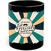 Funcle Ceramic Coffee Mug 11oz Funny Uncle Definition - Tea Coffee Mug with Comfortable Grip - Unique Fun Gift Cup for Office or Home - Vibrant Long-Lasting Print ID45211