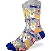 Good Luck Sock Men's American Flag & Presidents Socks, Adult