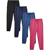 Resinta Girls' Dry-Fit Jogger Sweatpants Lounge Soft Athletic Performance Kids Joggers with Pockets & Drawstring
