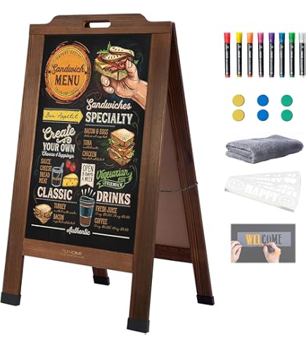 Amazon.com : Chezerra A Frame Chalkboard Sign, 40