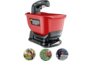 HIPOKE Seed Spreader for Milwaukee M18 18V Li-ion Battery, Handheld Spreader for Grass Seed, Fertilizer, Salt and Ice Melt, Available Year-Round, Holds up to 8,000 sq. ft. Garden Tool(Battery Not Included)