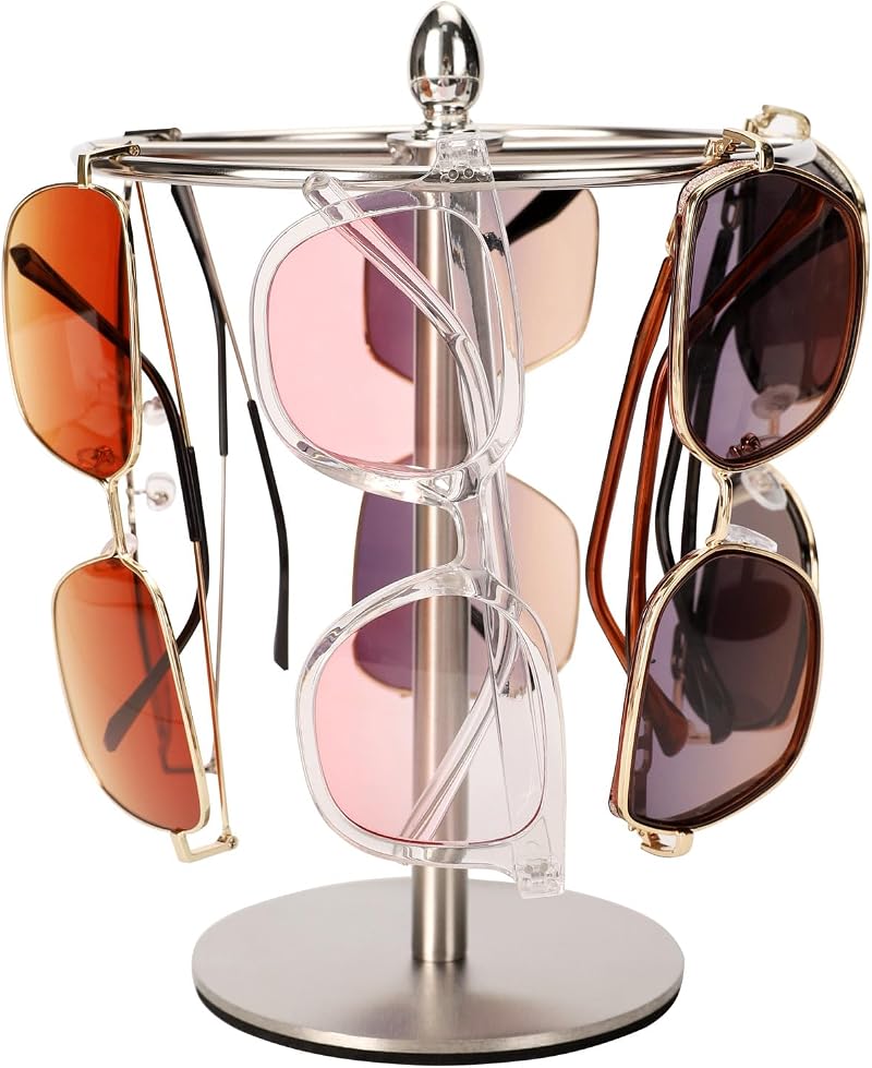 Wismay Sunglasses Organizer Display Stand Eyeglass Holder Rack 12 Pairs