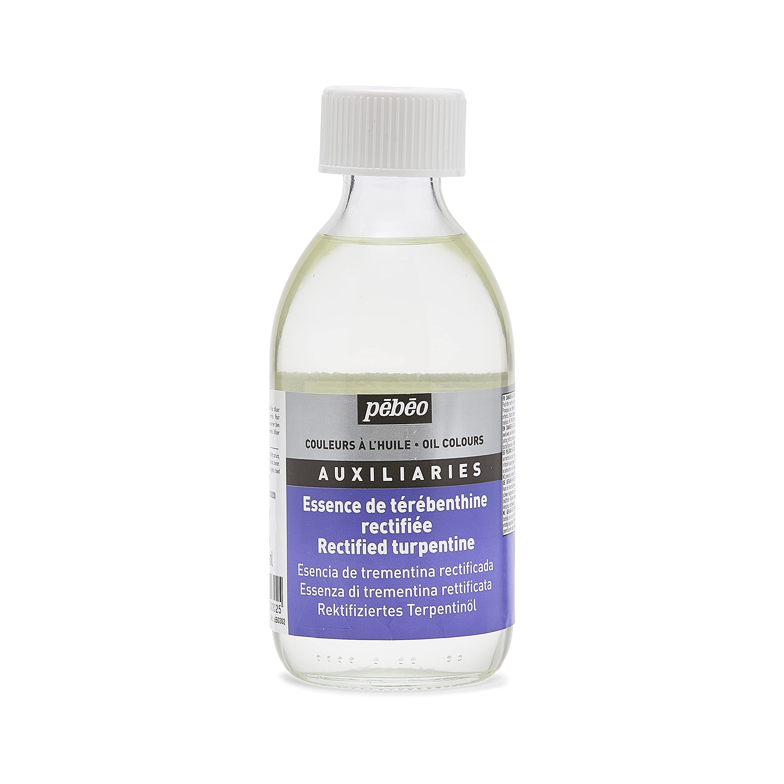 PEBEO 650302 Pebeo 245 ml Rectified Turpentine, Transparent
