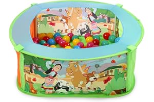 LA GRANJA DE ZENÓN La Granja de Zenon Ball Pit for Kids Game Player with 50 Balls El Reino Infantil