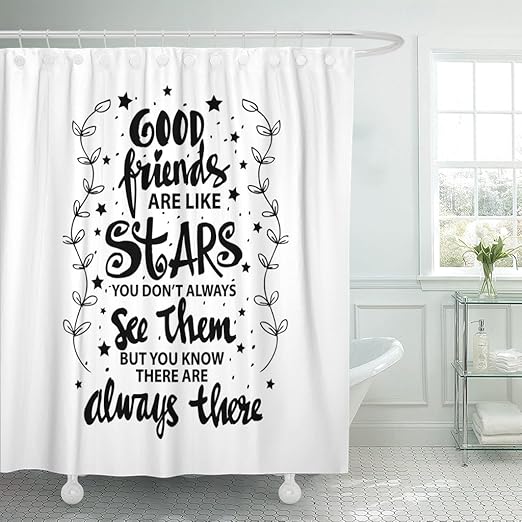 Amazon Com Emvency Fabric Shower Curtain Curtains With Hooks Good