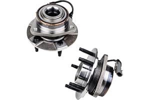 KUSATEC 513189 Front 2PCS Wheel Bearing and Hub Assembly Compatible with Pontiac Torrent 2006, Chevy Equinox 2005 2006, Saturn Vue 2002 2003 2004 2005 2006 2007, 5 Lug Bolts w/ABS