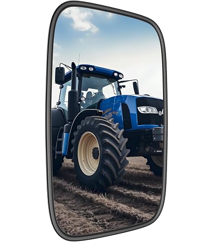 Miroirs Latéraux Magnétiques Pour Tracteur - 114 Lb De Force, Réglables, Compatibles Mahindra, Kioti, Etc. - 4