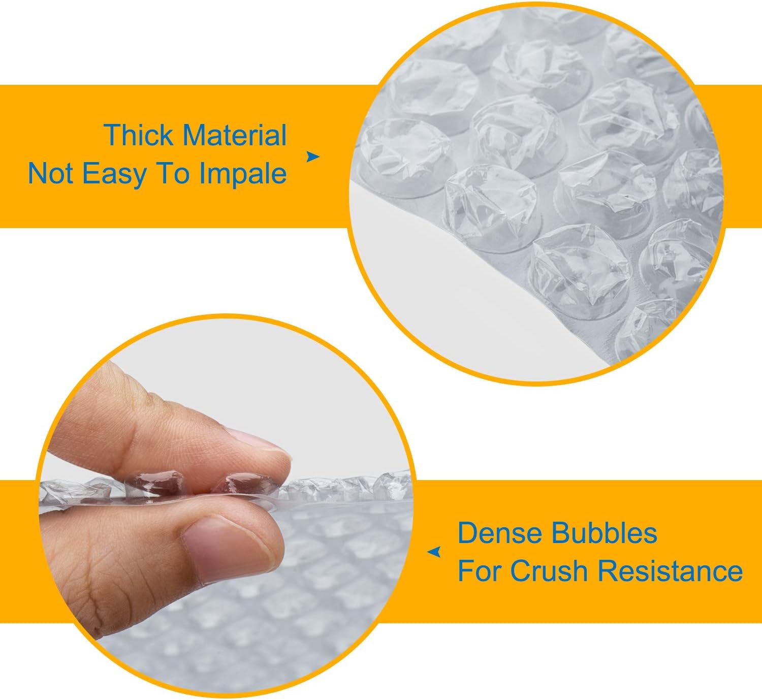 Fuxury Bubble Cushioning Wrap Roll Air Bubble Roll 2 Rolls 72 Feet Total, Perforated Every 12", Included 20 Fragile Sticker Labels for Packaging Moving Shipping Boxes Supplies : Office Products