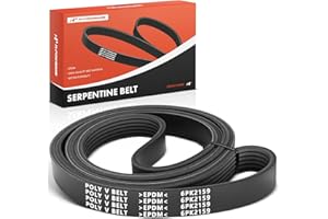 A-Premium Engine Serpentine Drive Belt Compatible with Kia Forte/Forte Koup 2010-2013, Forte5 2012-2013 & Ford Taurus, Escort