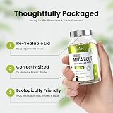VitaBright Black Maca Root Capsules Yellow 11,000mg 180 Count UK Made view 4