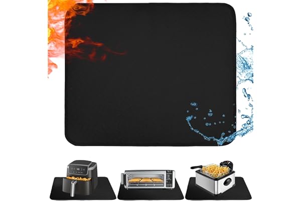 Heat Resistant Mat for Air Fryer,Deep Fryer,Oven,16x20in Hot Pads for Kitchen Counter Heat Protector,Under Coffee Maker Mats 