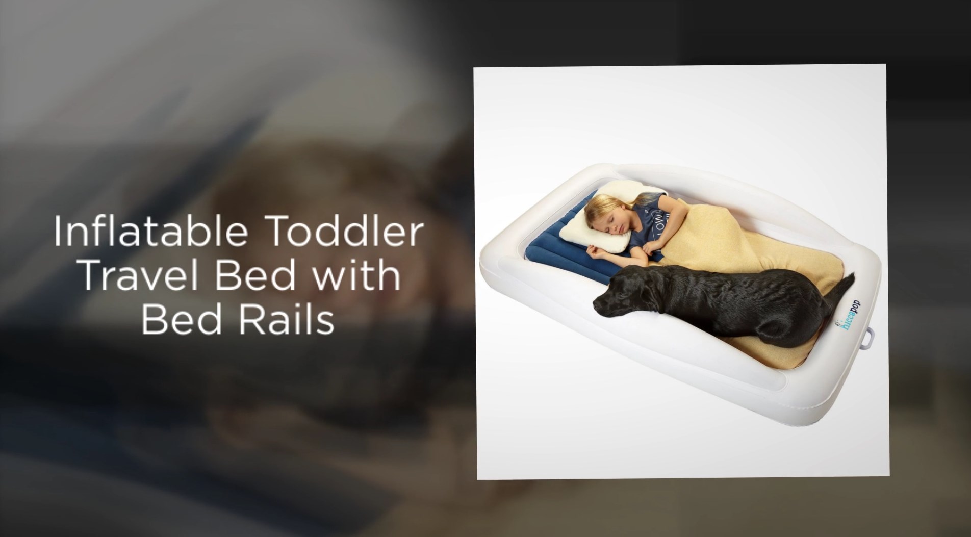 6 hiccapop+Inflatable+Toddler+Portable+Mattress