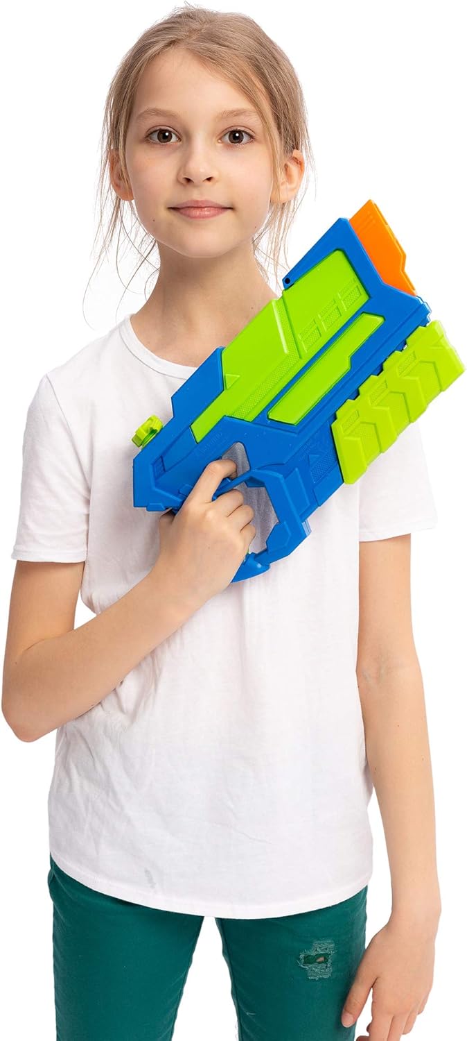 JOYIN 3 in 1 Aqua Phaser High Capacity Water Gun Super Water Soaker Blaster Squirt Toy Swimming Pool Beach Sand Water Fighting Toy: Toys & Games