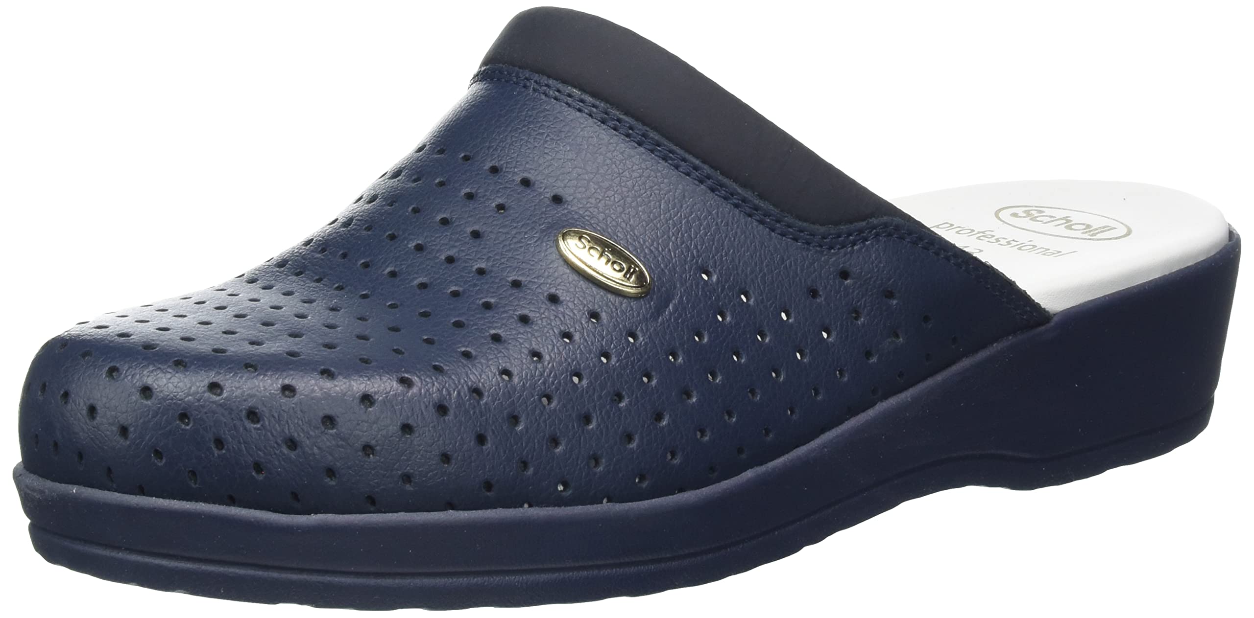 Scholl - Unisex - Clog Backguard -Medical Professional Clog - Navy Blue - 8