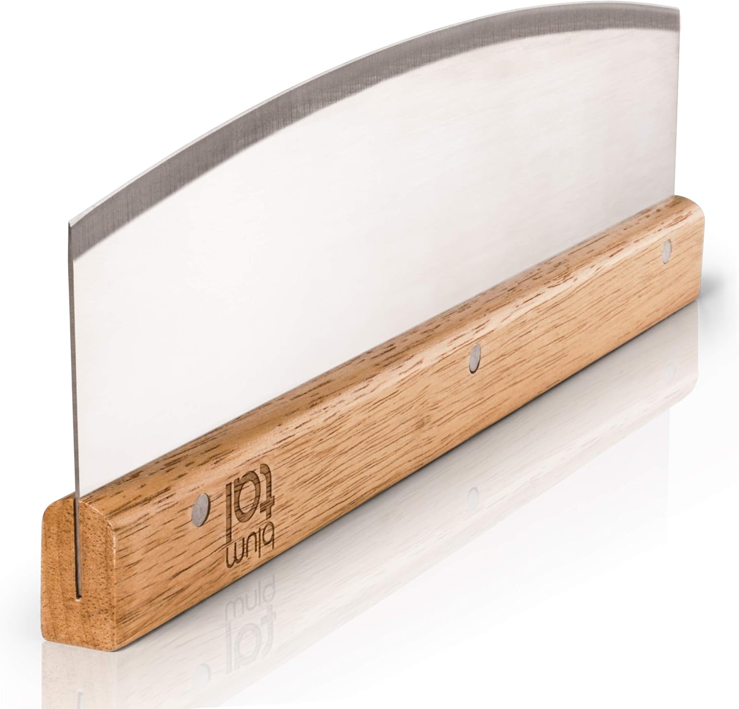 Blumtal Profi Pizzaschneider - scharfes Wiegemesser, Pizzamesser für Jede Pizza, Klinge 32cm