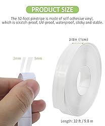 RACOONA 32Ft Pin Striping Tape,Car Pinstriping
