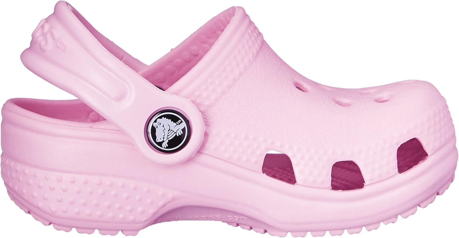 | Crocs Unisex-Child Kids' Classic Clog Crib Shoe, Ballerina Pink, 2-3 M US Infant | Clogs & Mules