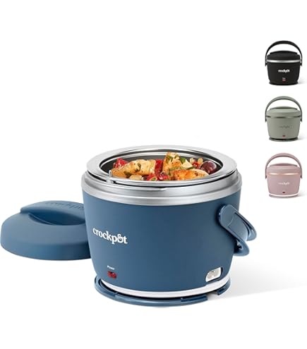 Boîte à Déjeuner Électrique Herrfilk 80W 3en1 - Chauffage Voiture & Maison Avec 2 Récipients Inox