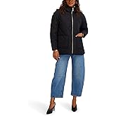 kensie womens Diamond Quilted Puffer Jacket With Hood