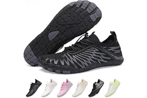 Jmzb Hiking Barefoot Shoes Womens Men, Wide Toe Non-Slip Water Shoes for Men/Women, Athletic Footwear Trail Running Sneakers Unisex