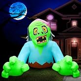 inslife 7FT Tall 9FT Wide Halloween Inflatable Zombie Outdoor Decoration