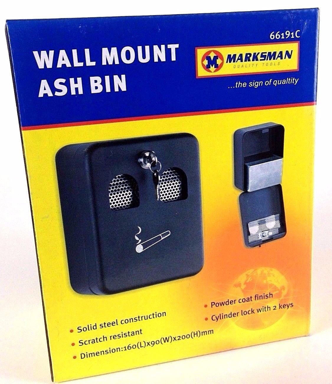 Wall Mounted Metal Ash Tray