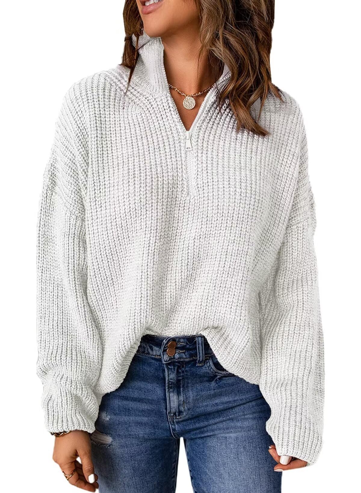 Quarter Zip Sweater