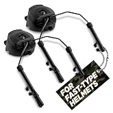 ARC Rail Adapter for Tactical Headsets &ndash; Compatible with Peltor Comtac II/III, Earmor M31/M32, Sordin &ndash; Fits Fast Helmets &ndash; Airsoft, Range, Law Enforcement &ndash; Secure Mount, No Tools Needed