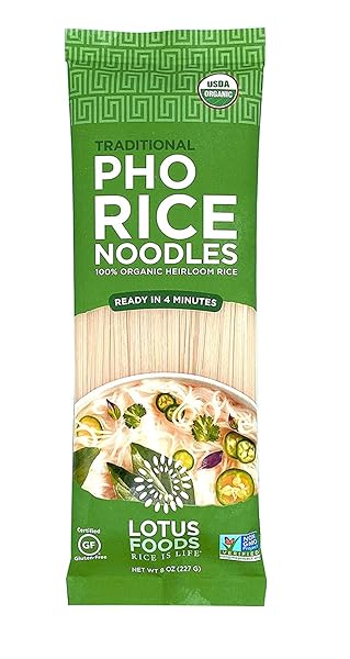 LOTUS FOODS NOODLES RICE PHO ORG 8 OZ