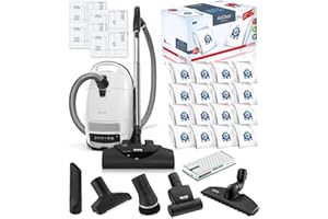 Miele Complete C3 Cat and Dog Canister HEPA Canister Vacuum Cleaner with SEB228 Powerhead Bundle - Includes Performance Pack 16 Type GN AirClean Genuine FilterBags + Genuine AH50 HEPA Filter