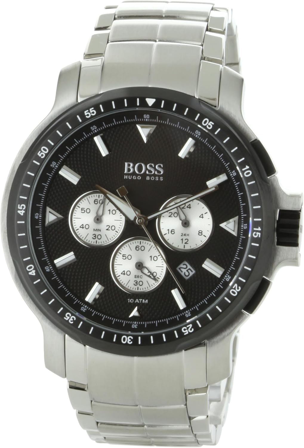 all black boss watch