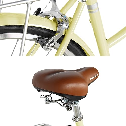 Tracer Osaka Hybrid Bikes for Women,Steel Frame,7 Speed, 700c