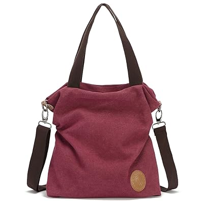 Myhozee Women Canvas Shoulder Bag Casual Tote Bag, Myhozee Cross Body Handbag Satchel Purse