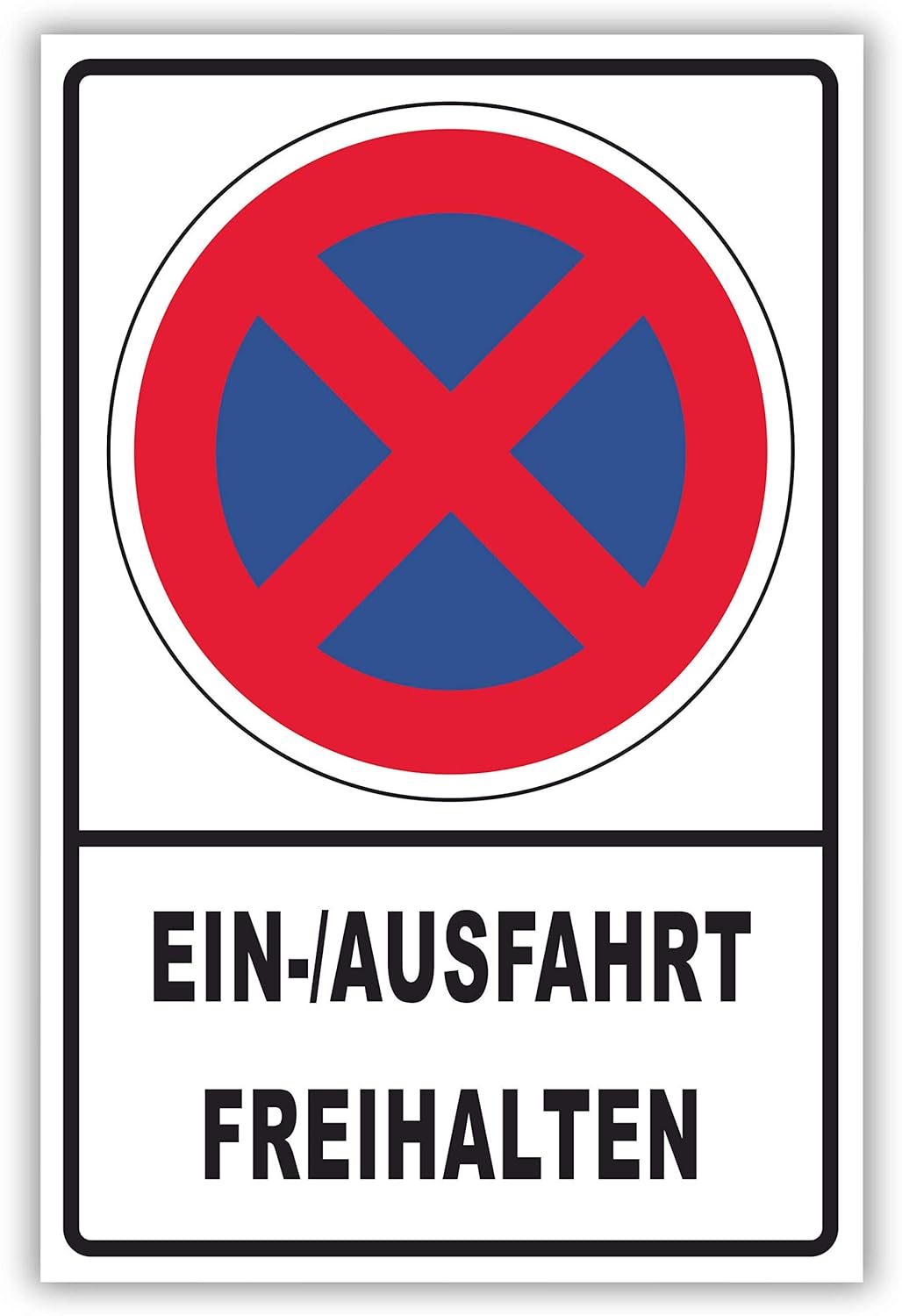 Schilder Himmel ANPASSBARES Ausfahrt Einfahrt freihalten Schild, auch