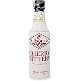 Fee Brothers Cherry Cocktail Bitters, 5 fl oz (150ml) | Aromatic Cocktail Mixer &amp; Concentrated Flavoring, Gluten Free, Vegan-Friendly
