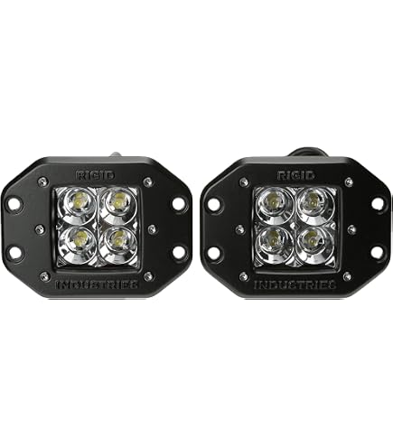 Amazon.com: Rigid Industries 21251 Dually 60° Lens Flush Mount
