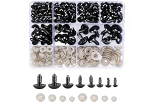 Safety Eyes Crochet Eye Yeux Pour Peluche Crochet Amigurumi Eyes Black Button Eyes Tools for Stuffed Animals Doll Plush Anima