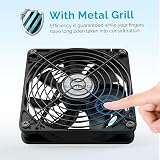 ELUTENG 140mm USB Fan 3 Speed 5V Computer Router DVR Receiver Game Console view 4