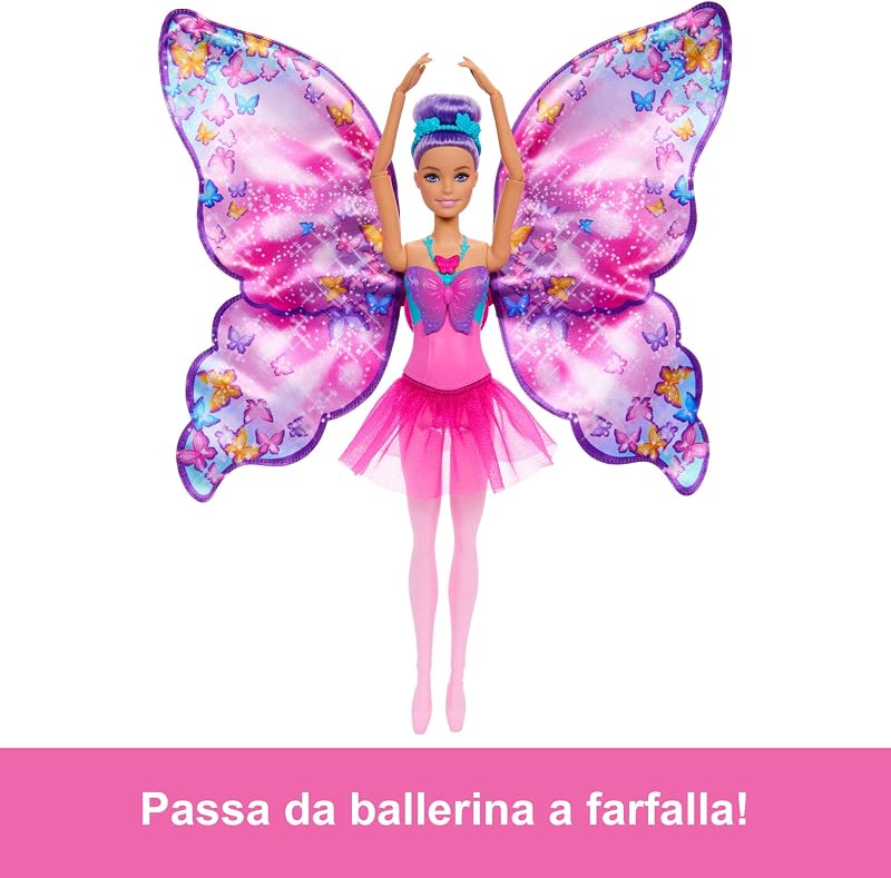 Ballerina Ali di Farfalla Bambola 2-in-1