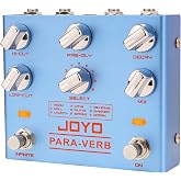 JOYO Digital Stereo Reverb Guitar Pedal, 9 Modes (Room/Hall/Plate/Shimmer/Dream &amp; More) with Hi-Cut/Low-Cut/Pre-Delay, Infinite &amp; Trail, Preset Save, True Bypass (PARA-VERB R-31)