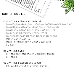 moida Compatible Ink Ribbon for ERC30 ERC34 ERC38