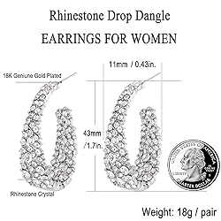CEJUG Large Dangle Drop Earrings for Women