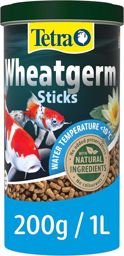 Tetra Pond Wheatgerm Sticks 1 L Brand New Complete Pond Food