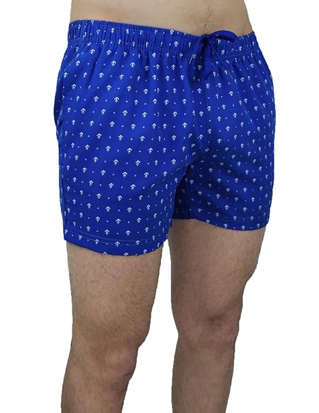 Costume Mare Uomo Fantasia Ancore Slim Fit Blu Pantaloncino Corto Shorts:  Amazon.it: Abbigliamento