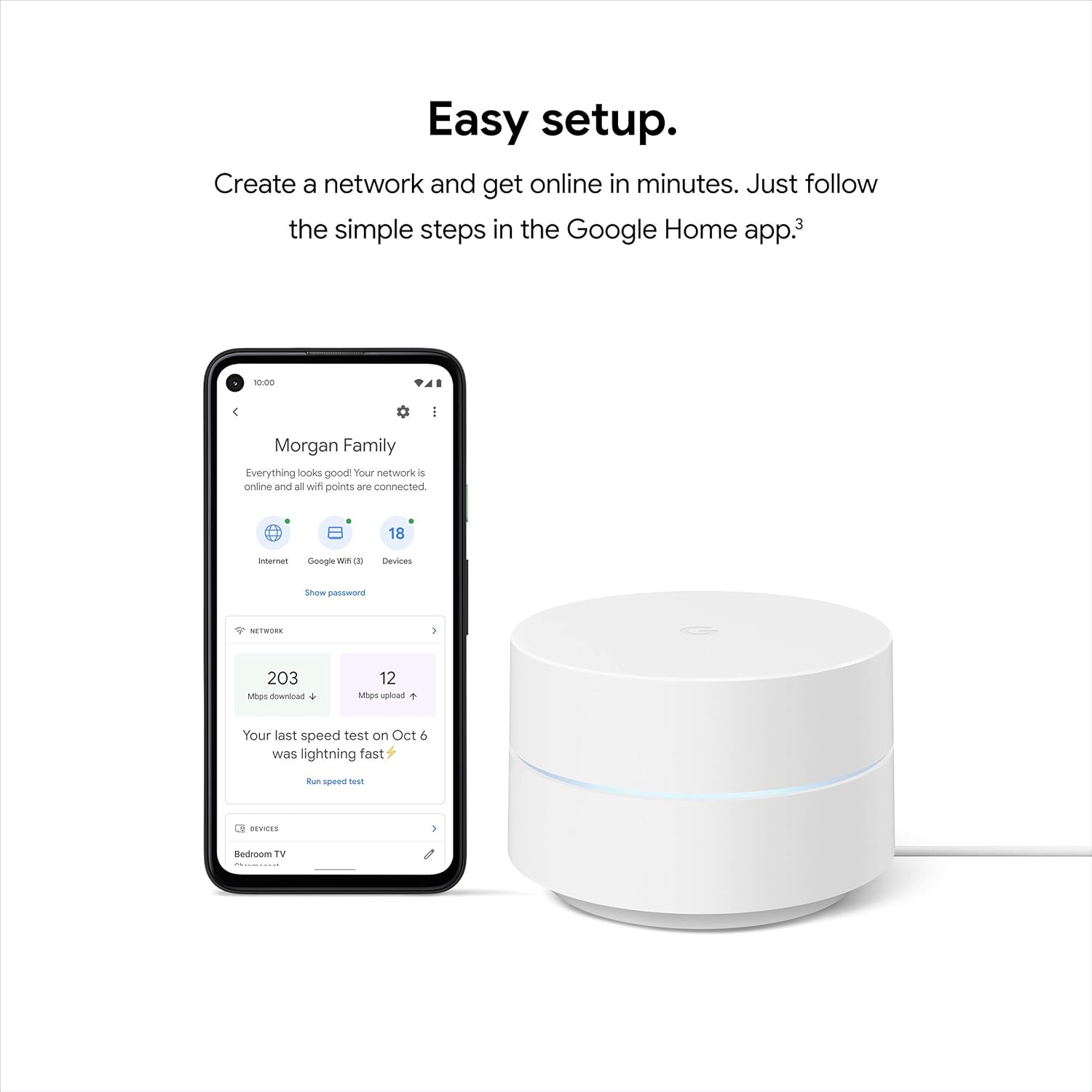 Google Wifi - Mesh Wifi System - Wifi Router Replacement - 3 Pack: Computers & Accessories